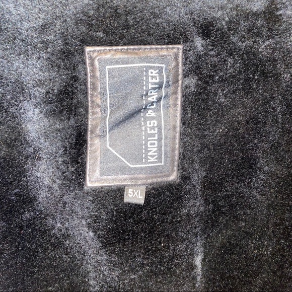 🔴SOLD- Mens Black Italian Leather Bomber Jacket Size 5 XL - Picture 4 of 13